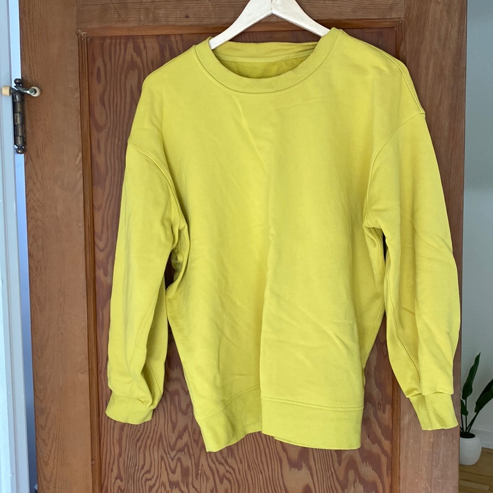 Lululemon oversized sweatshirt.